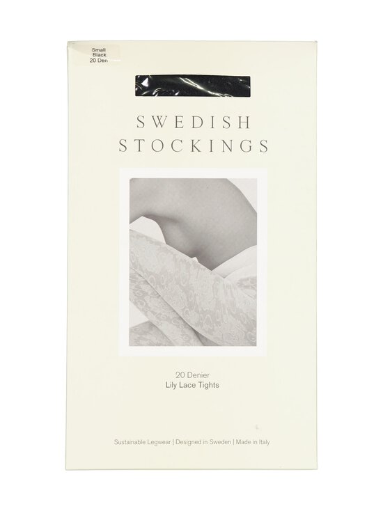 Swedish Stockings - Lily Lace -sukkahousut - 001 BLACK | Stockmann - photo 1