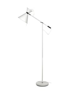 Design by Grönlund - Channel-lattiavalaisin - WHITE / CHROME Design by Grönlund - Channel-lattiavalaisin - WHITE / CHROME | Stockmann