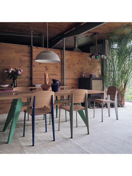 Vitra - Standard-tuoli walnut / bleu marcoule - BEIGE | Stockmann - photo 8