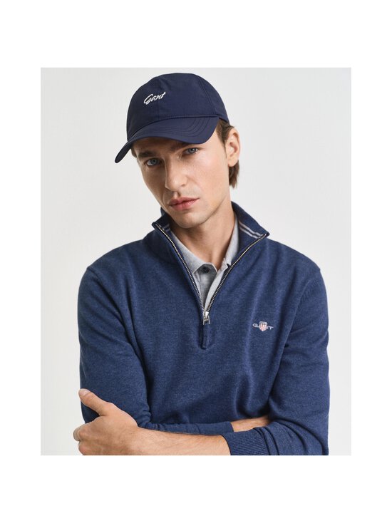 GANT - Puuvillane kudum Classic Cotton Half Zip - 902 DARK JEANSBLUE MELANGE - photo 4 GANT - Puuvillane kudum Classic Cotton Half Zip - 902 DARK JEANSBLUE MELANGE | Stockmann - photo 4