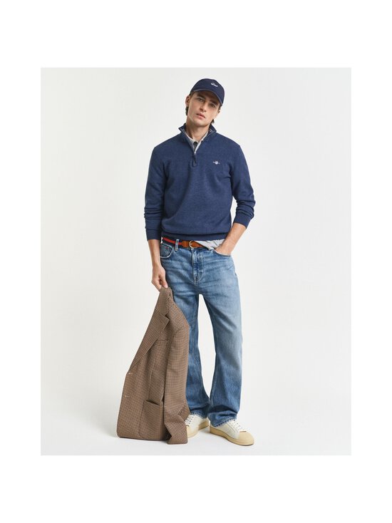 GANT - Puuvillane kudum Classic Cotton Half Zip - 902 DARK JEANSBLUE MELANGE - photo 5 GANT - Puuvillane kudum Classic Cotton Half Zip - 902 DARK JEANSBLUE MELANGE | Stockmann - photo 5
