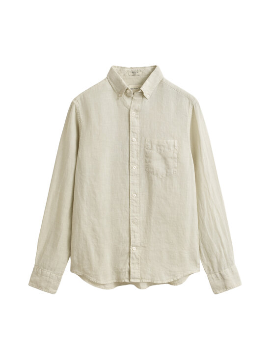 GANT - Regular Garment Dyed lina krekls ar apkakli - 214 SAND | Stockmann - photo 1