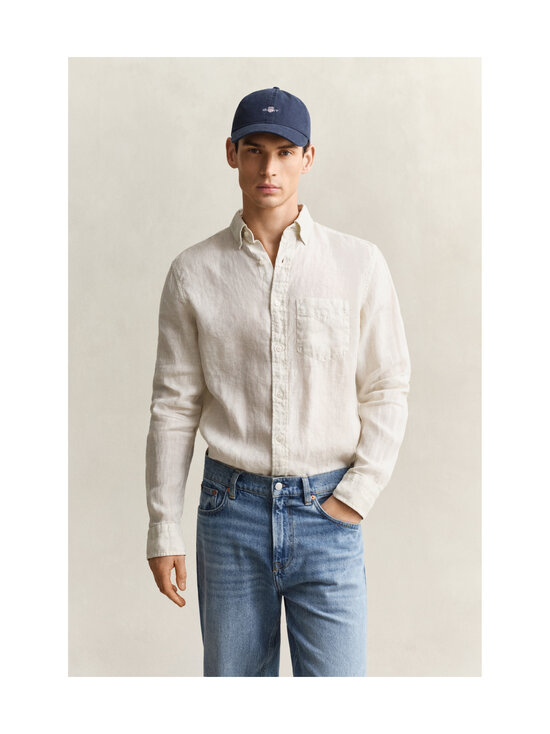 GANT - Regular Garment Dyed lina krekls ar apkakli - 214 SAND | Stockmann - photo 2