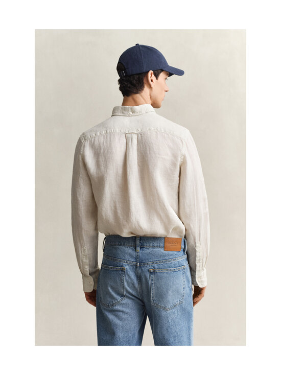 GANT - Regular Garment Dyed lina krekls ar apkakli - 214 SAND | Stockmann - photo 3