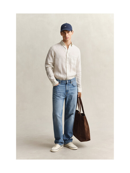 GANT - Regular Garment Dyed lina krekls ar apkakli - 214 SAND | Stockmann - photo 5