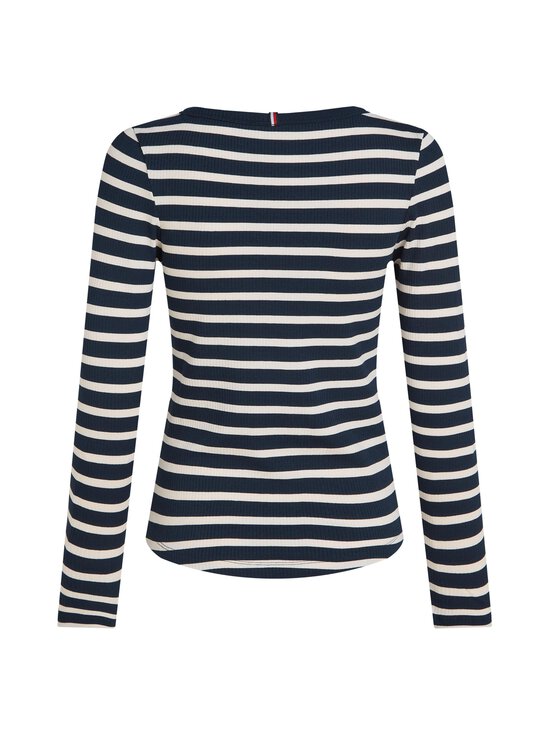 Tommy Hilfiger - Trikoosärk Slim - 03Q BRETON DARK NIGHT NAVY/ IVORY PETAL - photo 2 Tommy Hilfiger - Trikoosärk Slim - 03Q BRETON DARK NIGHT NAVY/ IVORY PETAL | Stockmann - photo 2