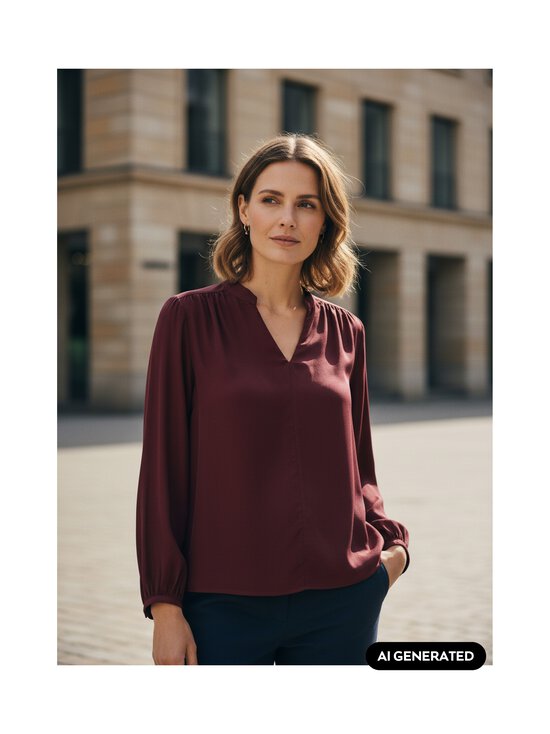 Selected - SlwMila Relaxed -pusero - TAWNY PORT | Stockmann - photo 2