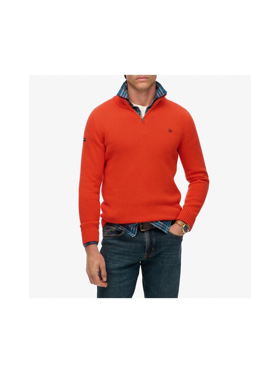 Superdry - Henley-puuvillaneule - 03M ORANGE - photo 2 Superdry - Henley-puuvillaneule - 03M ORANGE | Stockmann - photo 2
