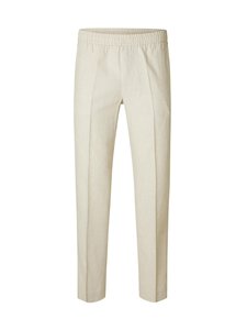 Selected - SlhReg Malik Sun - pellava-puuvillahousut - OATMEAL | Stockmann