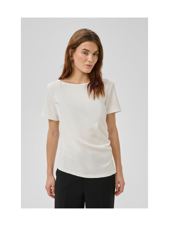 MY ESSENTIAL WARDROBE - MWHelle Asymmetric t-krekls - 240 SNOW WHITE | Stockmann - photo 4