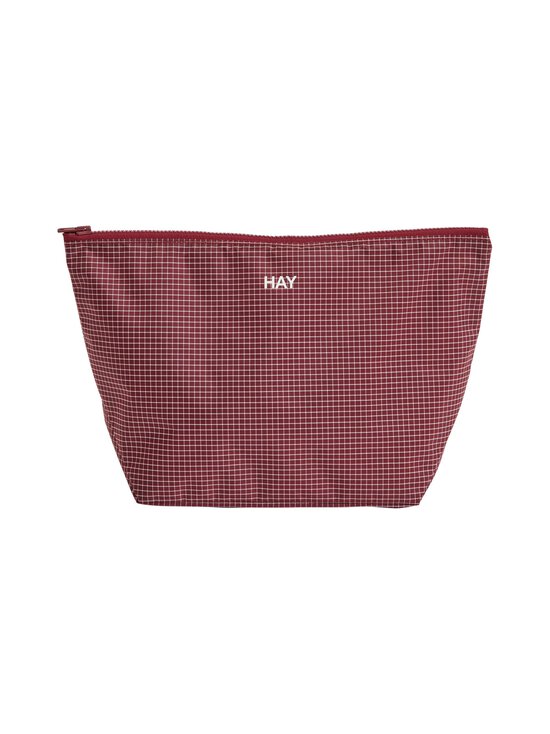 HAY - Tualetikott Grid Pouch Medium - BURGUNDY | Stockmann - photo 1