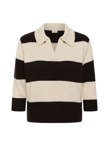 Part Two - CharlottPW-neulepusero - 190 WHITECAP GRAY/MOL� STRIPE | Stockmann