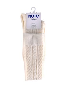 Note - Knee High Wool Cable -villasekoitepolvisukat - 401 OFF WHITE | Stockmann
