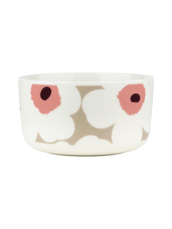 Marimekko - Unikko-kulho 5 dl - WHITE, CLAY, POWDER, DARK WINE | Stockmann - photo 1