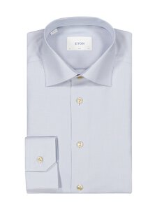 Eton - Slim Fit Semi Solid Signature -kauluspaita - 32 BEIGE | Stockmann
