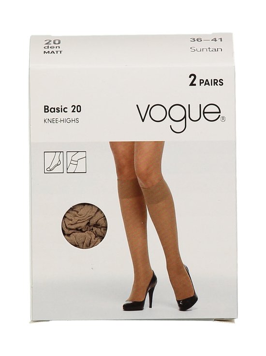 Basic 20 den -polvisukat 2-pack