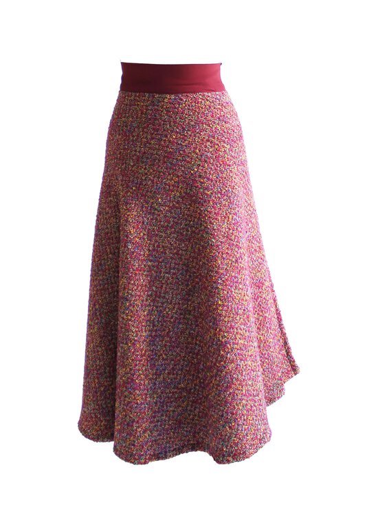 Lili Marleena - Purple Tweed Midi svārki - PURPLE | Stockmann - photo 1