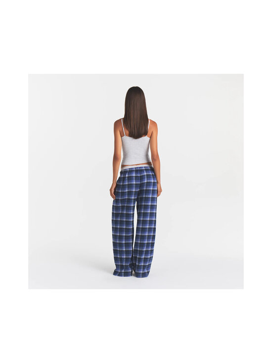 SKIMS - Flannel Sleep Oversized bikses - INDIGO OUTDOOR PLAID | Stockmann - photo 3