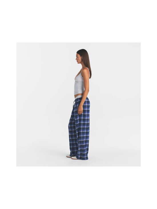 SKIMS - Flannel Sleep Oversized bikses - INDIGO OUTDOOR PLAID | Stockmann - photo 4
