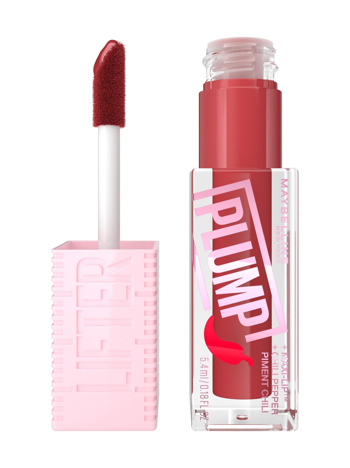 Maybelline Lifter plump lipgloss -täyteläisyyttä antava huulikiilto