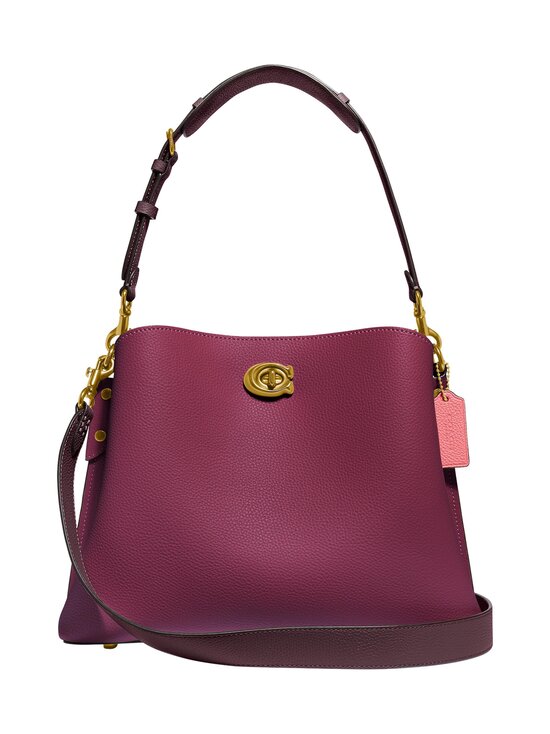 Willow Shoulder Bag In Colorblock -nahkalaukku
