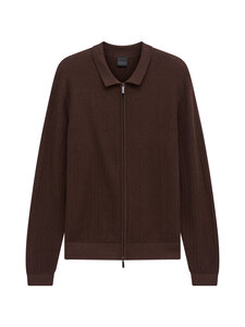 Bugatti - Kardigan Full Zip - 080 BROWN | Stockmann