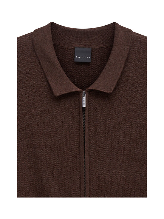Bugatti - Kardigan Full Zip - 080 BROWN | Stockmann - photo 2