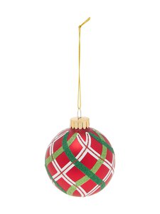 Casa Stockmann - Decorated-lasipallo 8 cm - RED | Stockmann