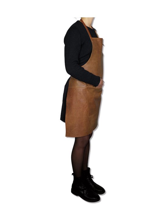 DUTCHDELUXES - BBQ Style Leather Apron, 64.5 x 78.5 cm - VC VINTAGE COGNAC - photo 3 DUTCHDELUXES - BBQ Style Leather Apron, 64.5 x 78.5 cm - VC VINTAGE COGNAC | Stockmann - photo 3