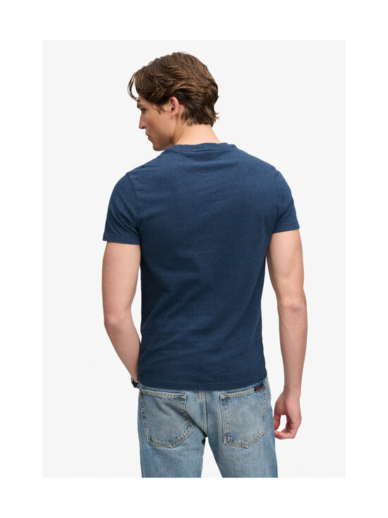 Superdry - Logo Embroidery t-paita - L7A DEEP SEA BLUE MARL/ORANGE | Stockmann - photo 2