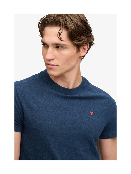 Superdry - Logo Embroidery t-paita - L7A DEEP SEA BLUE MARL/ORANGE | Stockmann - photo 4