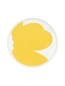 Marimekko - Iso Unikko -lautanen 25 cm - 120 WHITE, SPRING YELLOW | Stockmann