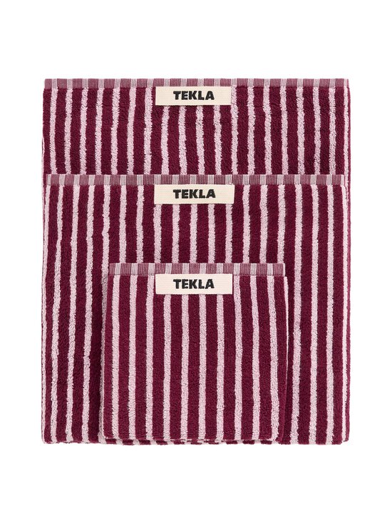 Tekla - Triibuline rätik Terry - RED AND ROSE | Stockmann - photo 1