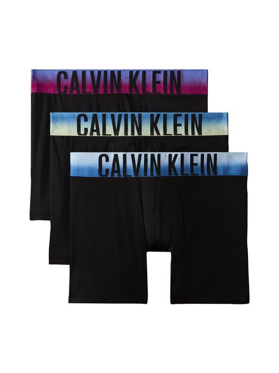 Calvin Klein Underwear - Boxer Brief -alushousut 3-pack - 6M6 BLCK BODIES W/ PLEIN AIR PSDN BLUE/ | Stockmann - photo 1