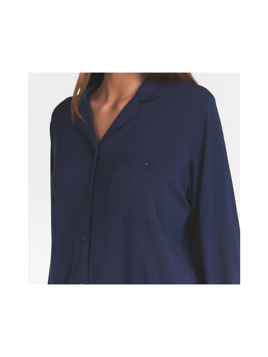 SKIMS - Sleep Long Set pidžama 2 daļas - NAVY | Stockmann - photo 5
