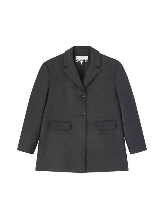 Ganni - Villasekoitebleiseri - 252 PHANTOM | Stockmann - photo 1