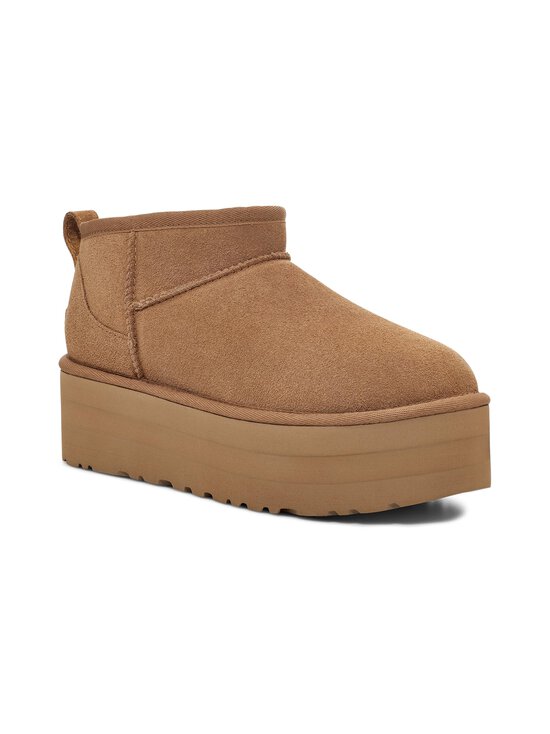 UGG - Classic Ultra Mini Platform -nahkanilkkurit - CHE CHESTNUT | Stockmann - photo 3