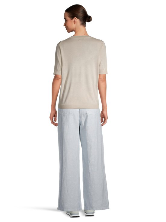 Tommy Jeans - TJW Linen -pellavasekoitehousut - 0A8 COLORADO BLUE / STRIPE | Stockmann - photo 4