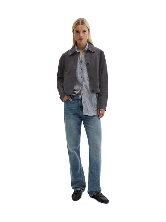 Marc O'Polo - Velour-mokkanahkatakki - 942 BLUE GRAPHITE | Stockmann - photo 1