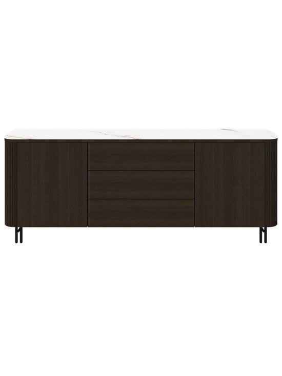 BoConcept - Santiago-senkki valkoinen keraamiikka / tumma tammi L 200 cm - BROWN | Stockmann - photo 1