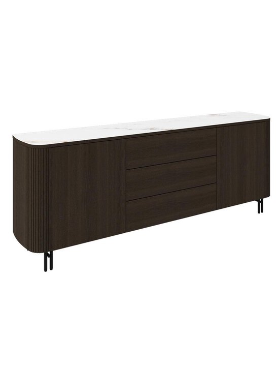 BoConcept - Santiago-senkki valkoinen keraamiikka / tumma tammi L 200 cm - BROWN | Stockmann - photo 2