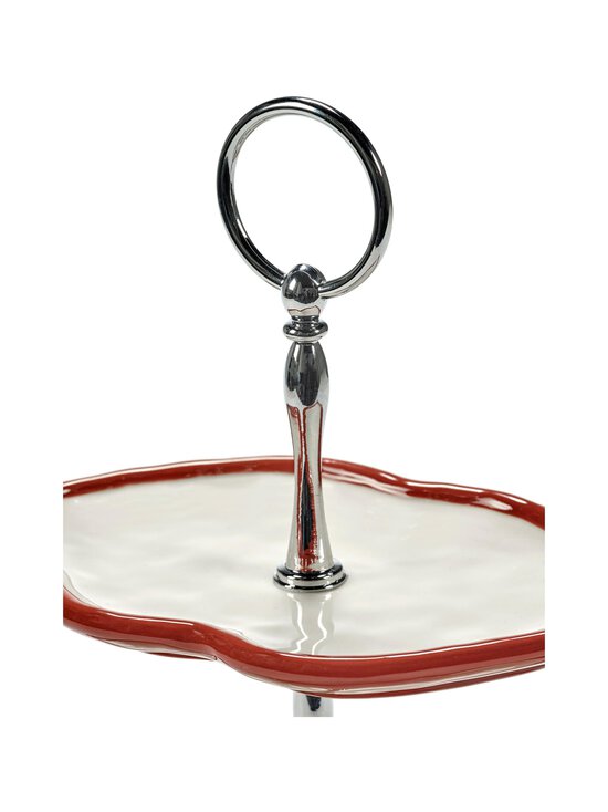 Serax - Cake Stand 2 Tier Red White -kakkuteline - 305 RED | Stockmann - photo 5