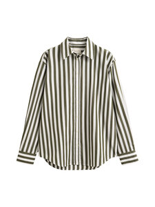 GANT - Striped Classic Poplin -paita - 360 COUNTRY GREEN | Stockmann