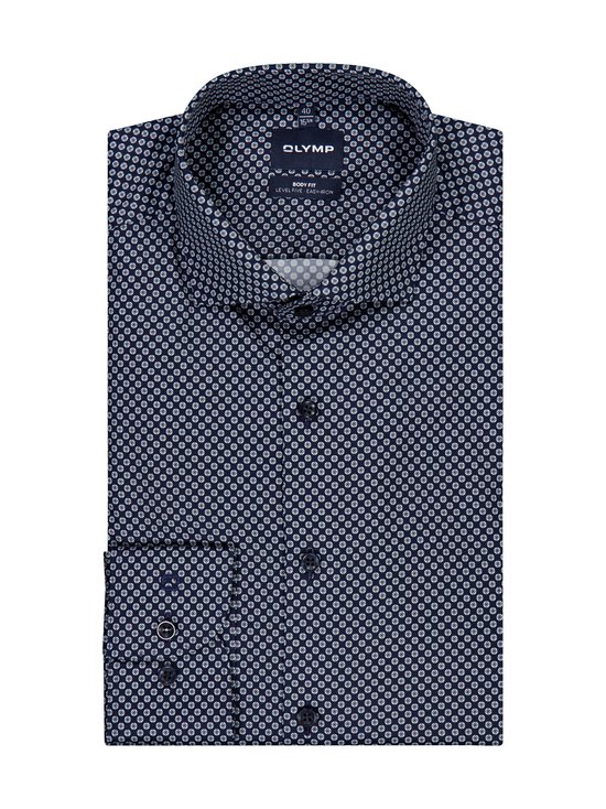 Olymp - Body Fit Dobby apdrukas krekls - 18 MARINE | Stockmann - photo 1
