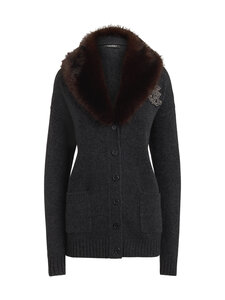 Lauren Ralph Lauren - Heather-neuletakki - 002 ONYX HEATHER | Stockmann