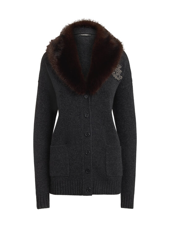 Lauren Ralph Lauren - Heather-neuletakki - 002 ONYX HEATHER | Stockmann - photo 1