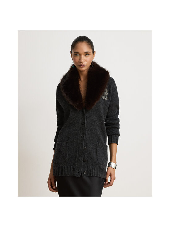 Lauren Ralph Lauren - Heather-neuletakki - 002 ONYX HEATHER | Stockmann - photo 2
