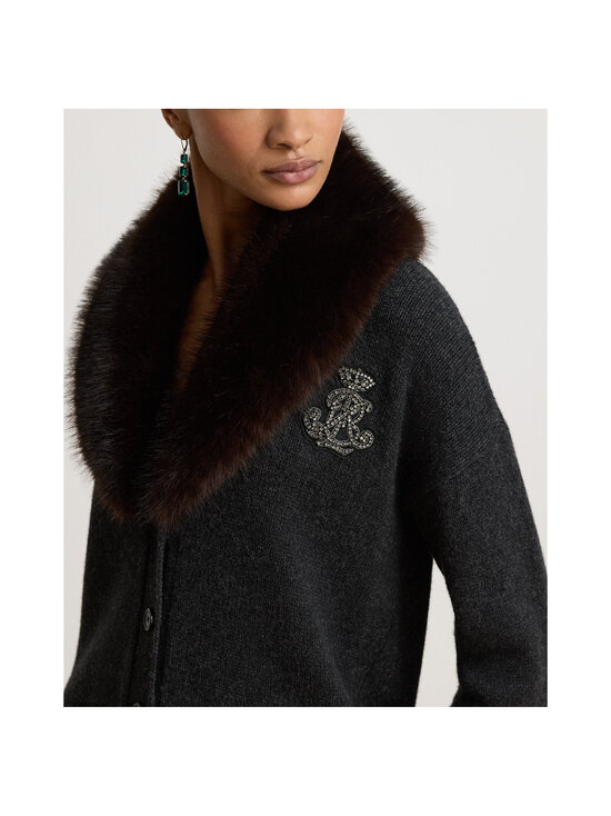 Lauren Ralph Lauren - Heather-neuletakki - 002 ONYX HEATHER | Stockmann - photo 4