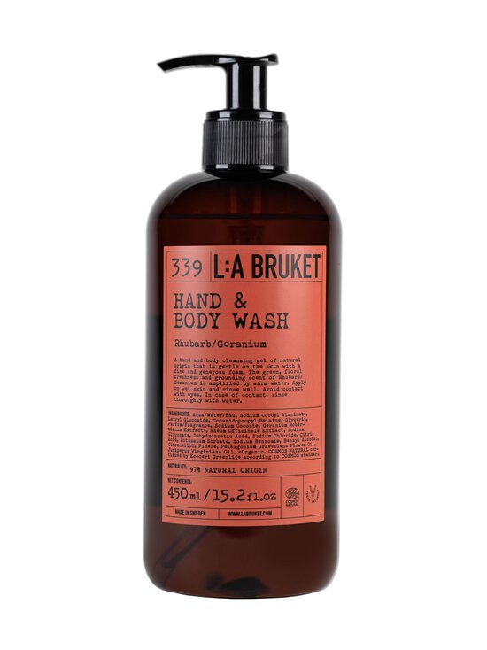 L:A Bruket - Hand & Body Wash Rhubarb -suihkugeeli - NOCOL | Stockmann - photo 1