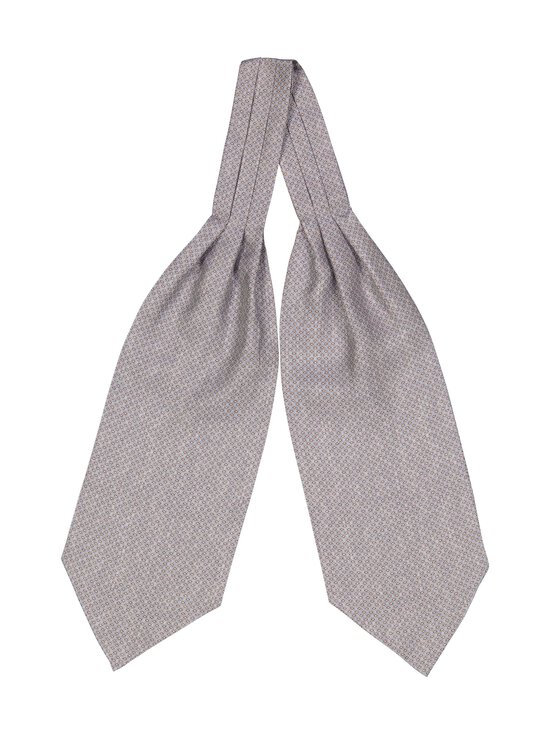 Stockholm Kravatt - Ascot Print Silk -solmiohuivi - 6 LIGHT BLUE / BROWN | Stockmann - photo 2